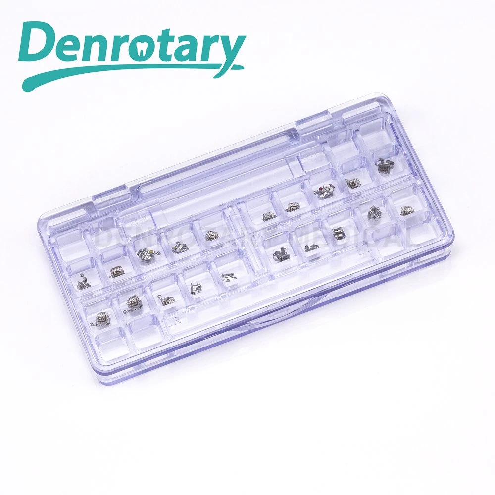 Productos dentales Self-Ligating Metal Braceceramic Self-Ligating modelo de estudio Dental