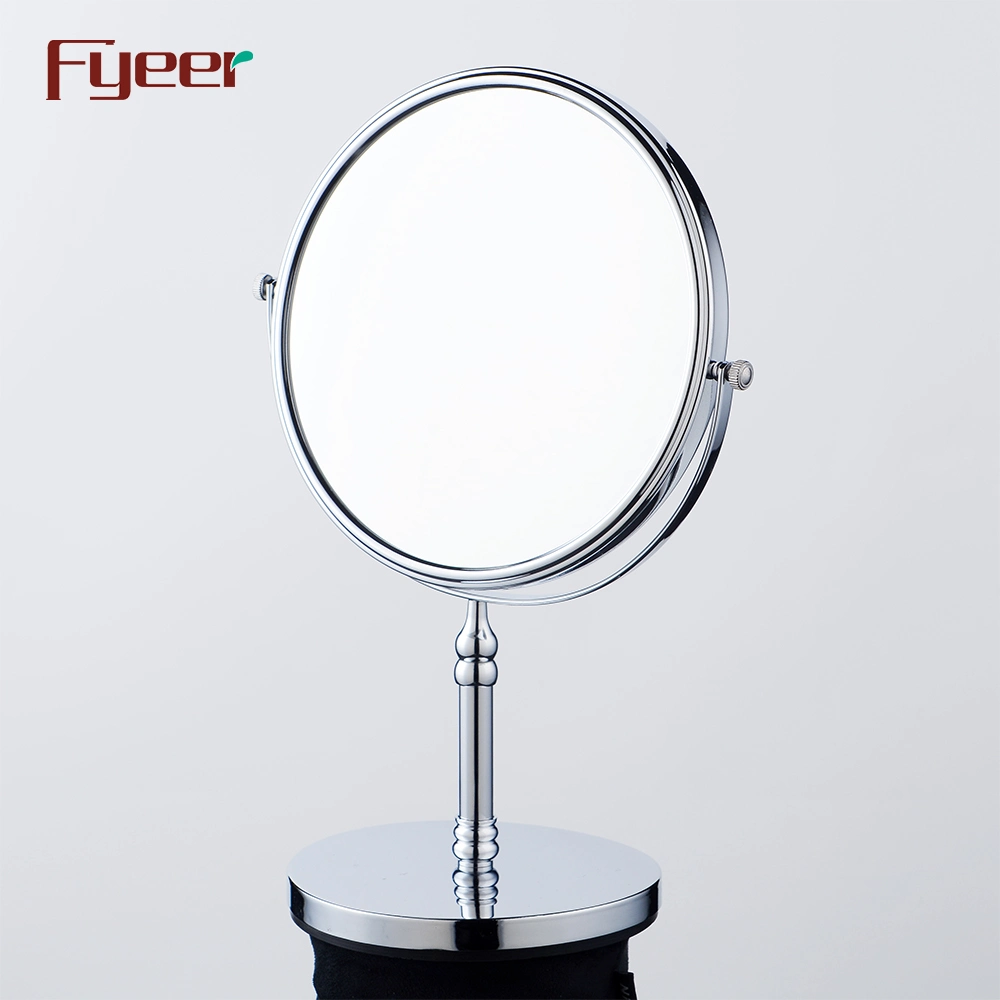 Fyeer Hot Sale Double Side Turnover Bathroom Magnifying Cosmetic Mirror