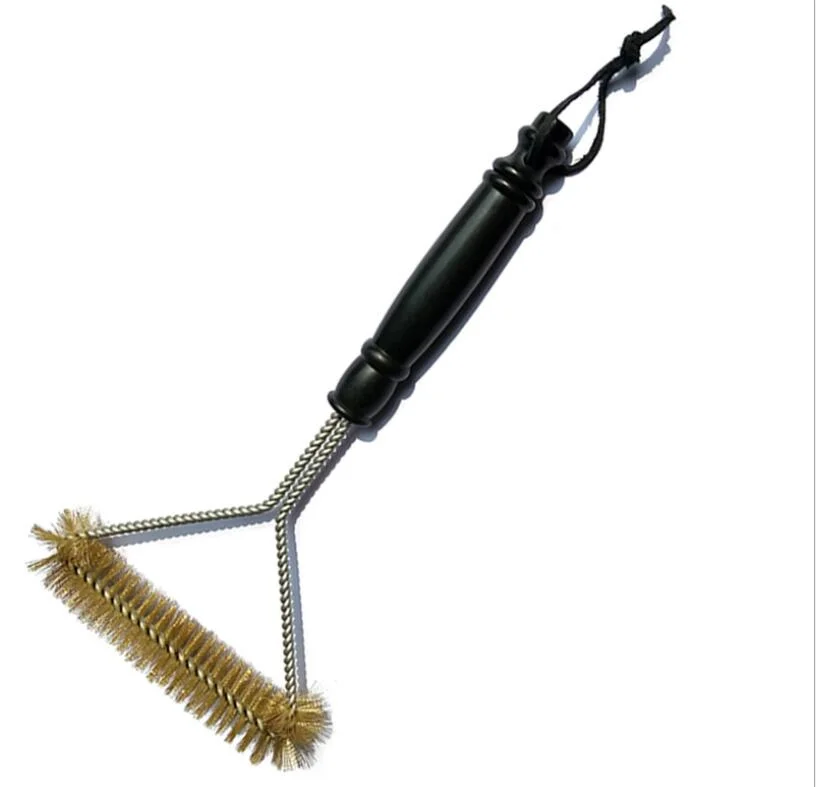 Heavy Duty Brass Grill Cleaning Brush BBQ Grill Brush Safe Brass Bristles Grill Brush Esg15691