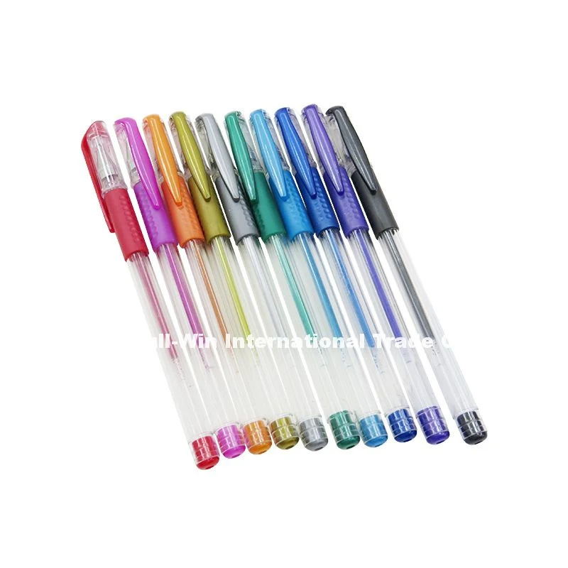 Good Quality 4 PCS Colorful Gel Pens in PVC Bag for Children Student Office Drawing
