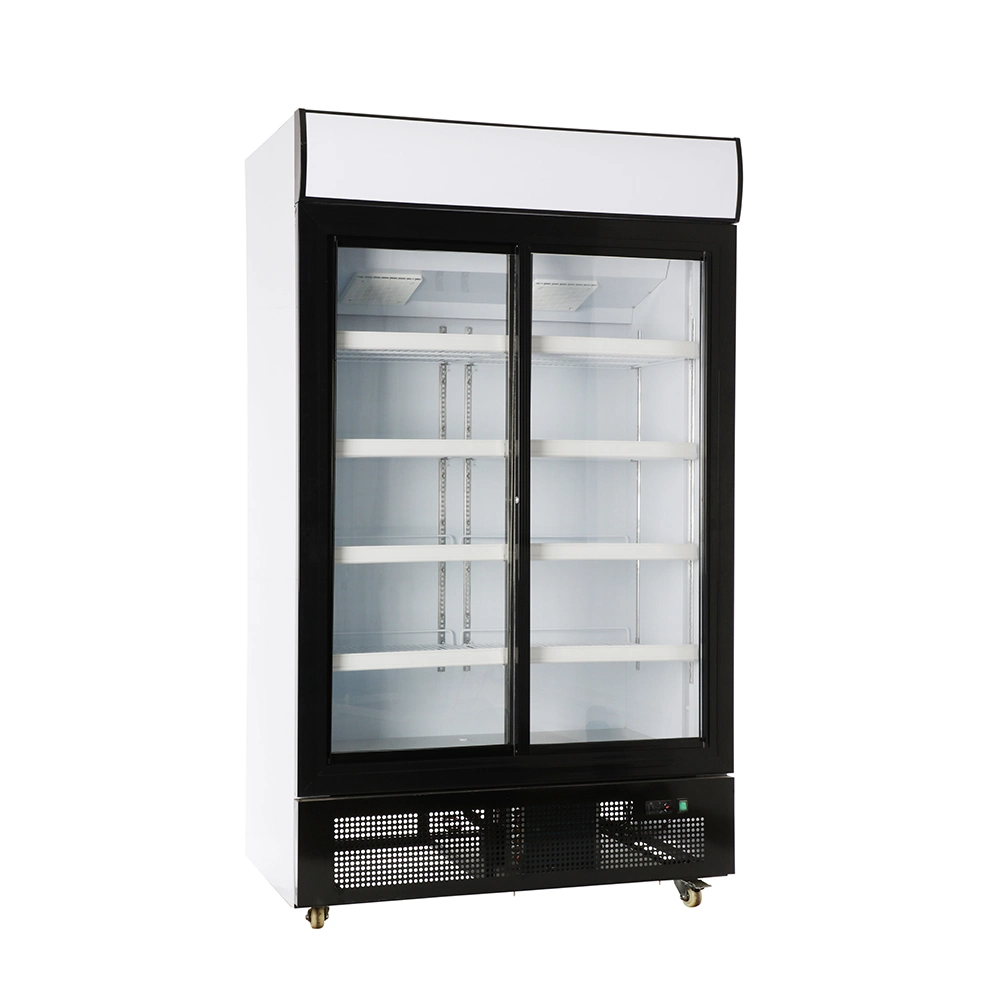 Grt-dB-420fb Refrigerador Vertical de Bebidas com Porta de Vidro Única Comercial Showcase Congelador Refrigerador