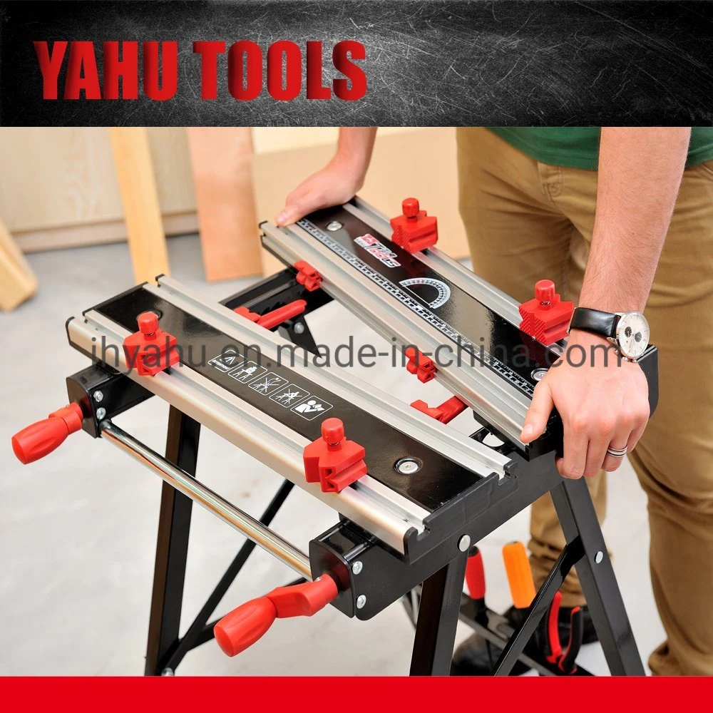 Taller de garaje de metal pesado de acero inoxidable Workbench Workbench herramienta