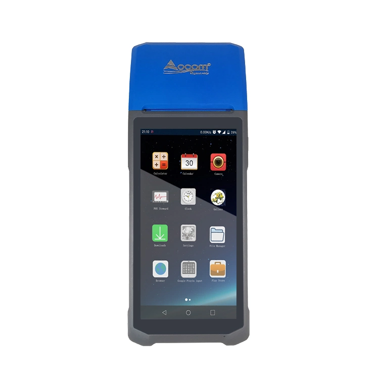 5.99 Inch Android Ultra-Thin Handheld POS Terminal with Thermal Printer Barcode Scanner NFC and Camera