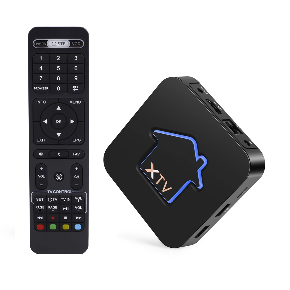 Meelo e Xtv melhor suporte a caixa IPTV Xtream Codes Stalker Middleware Caixa de TV IP de 2 GB de RAM, 16 GB de ROM, 2.4/5 g, dupla Descodificador WiFi