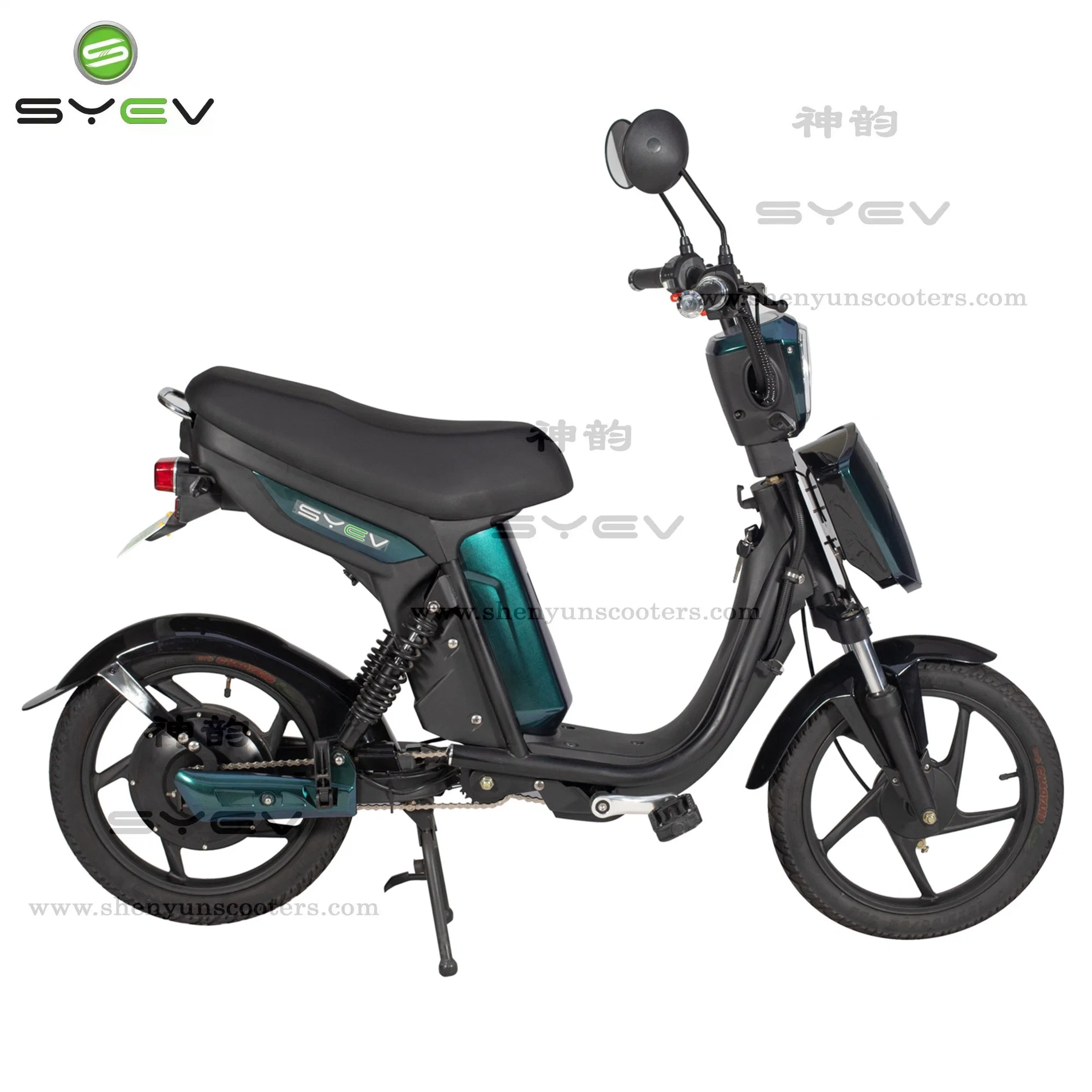 Syev Strong Endurance Electric Scooter 18" Tyre Electric Bike Electric Motorcycle 350W/500W DC Motor