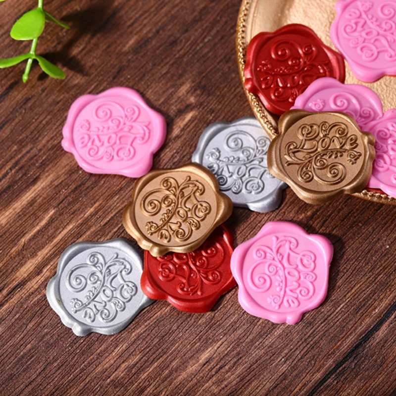 Eco-Friendly Wax Sticker Decorative Wedding Wax Seal Sticker