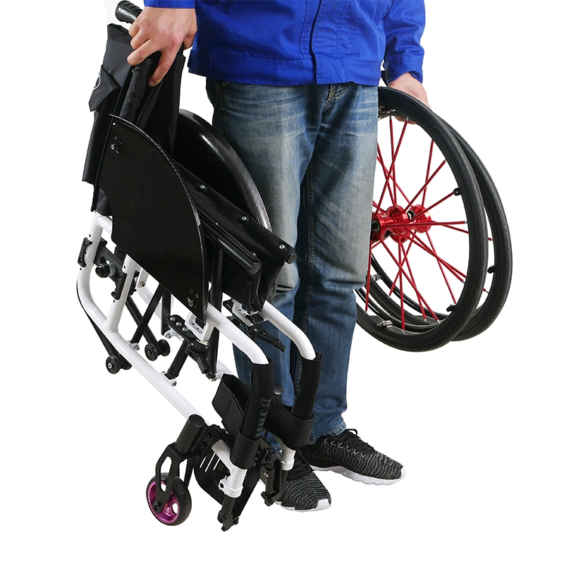 Leisure Sport Aluminum Manual Wheelchair for Disabled