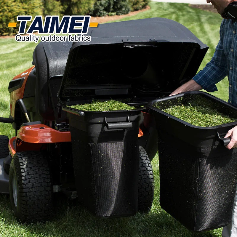 Accesorios de jardín Bolsa de césped de tamaño personalizable Bolsa de hojas de tela para cortacésped Tractor de césped