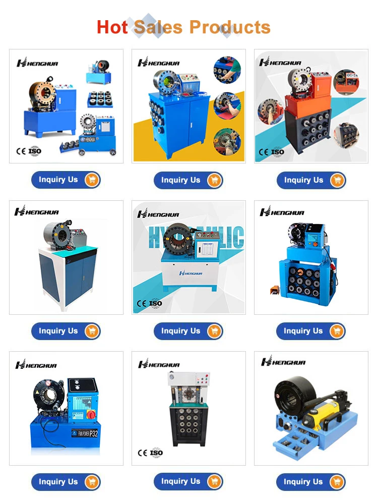 De hautes performances 12 ensembles moule DX68f Machinee de sertissage du flexible hydraulique de l'AC le collier du tuyau hydraulique de la batterie en appuyant sur la machine de flexible