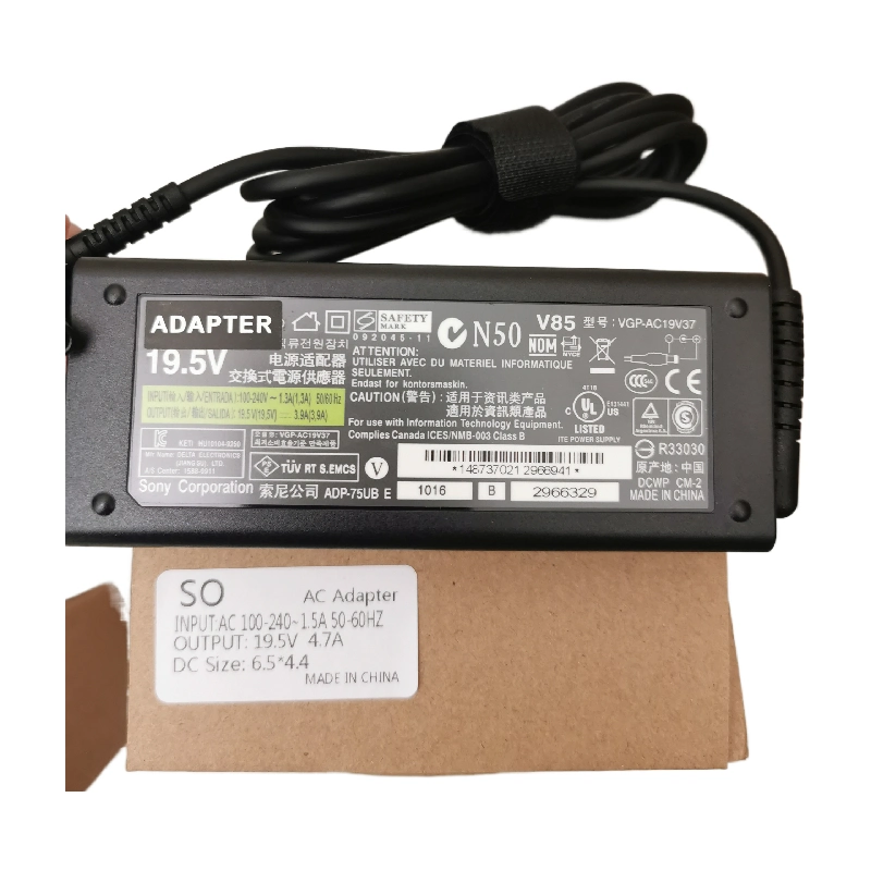 19,5V 4,7A 90W Netzteil-Ladegerät für Sony VAIO 6,5mm*4,4mm