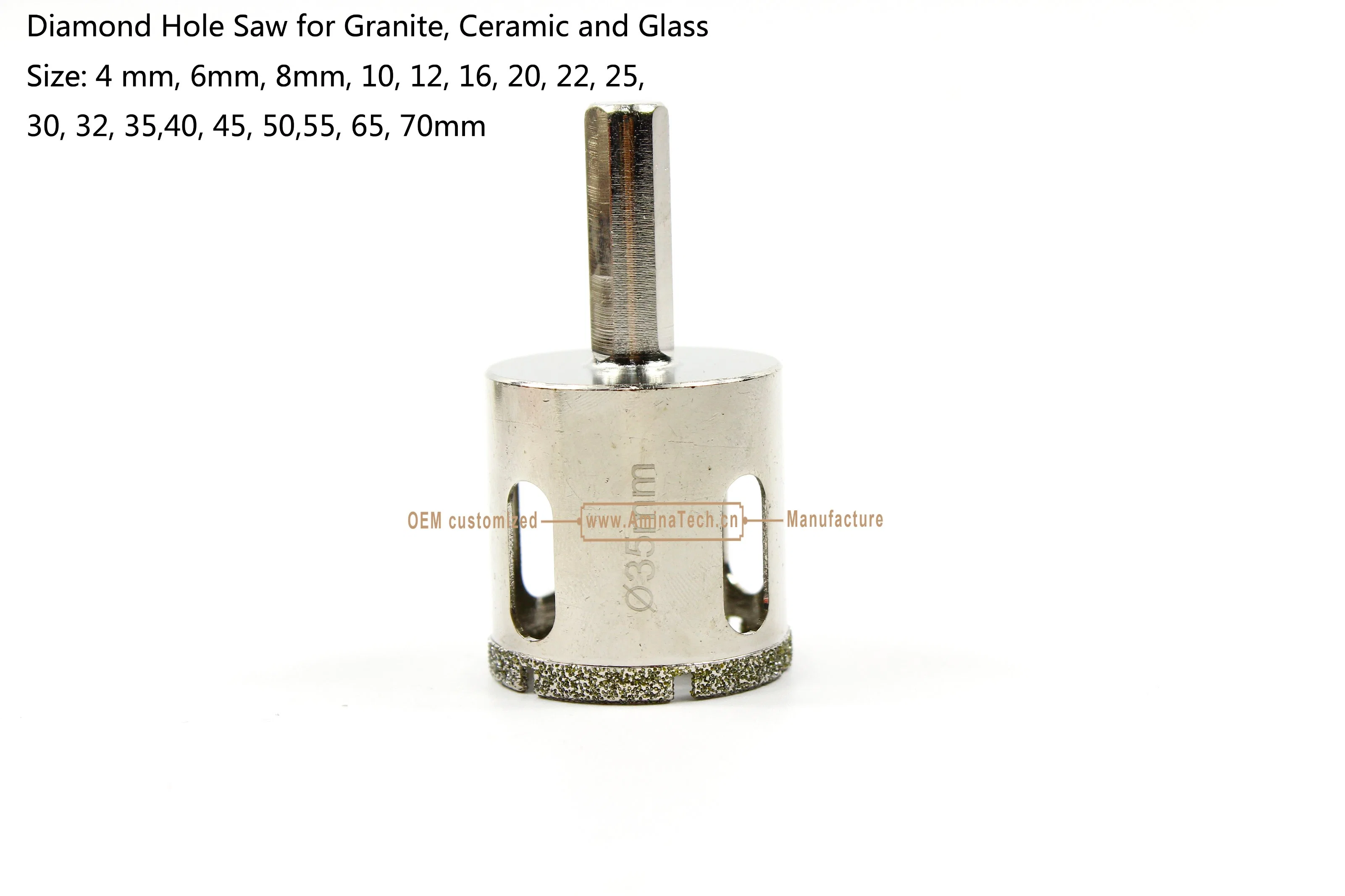 Aminatech Diamantbohrer für Granit, Glas und Granit Loch, Elektrowerkzeuge, Bohrer