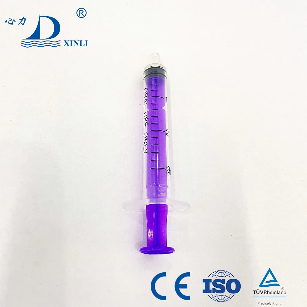 Medical Syringe Manufacture 1ml 3ml 5ml 10ml Colorful Enfit Syringe Feeding Syringe