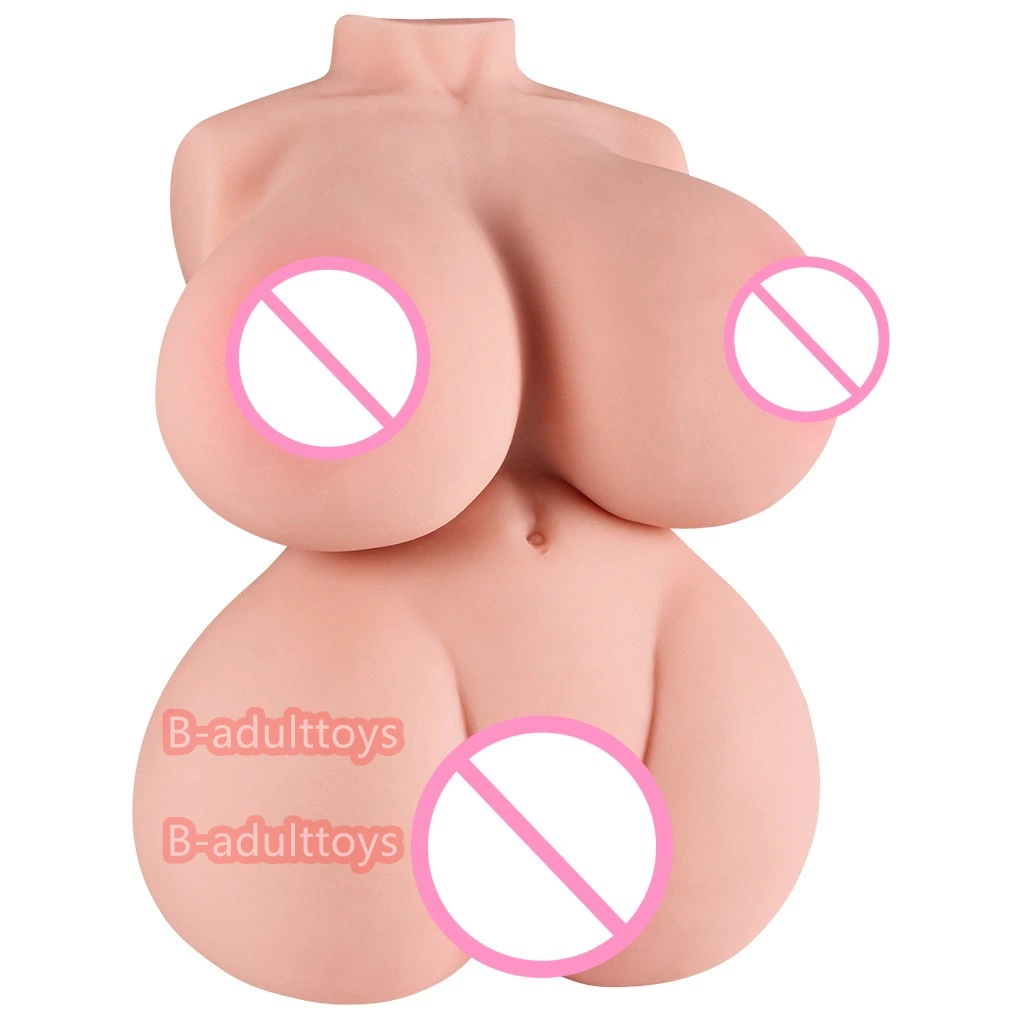 2023 Top Quality Life Size Love Doll Half Body Artificial Vagina Anal Sex 3.5kg Nipples with Holes for Sex