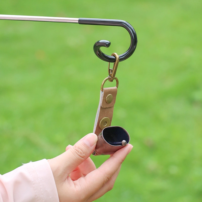 Outdoor Ornament Hook Design Camping Accessories Metal Bell Pendant