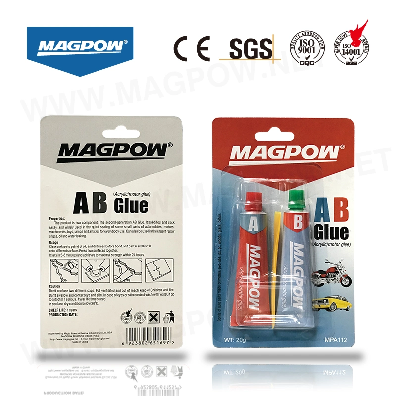 Easy Use Fast Rapid Ab Glue for Metal