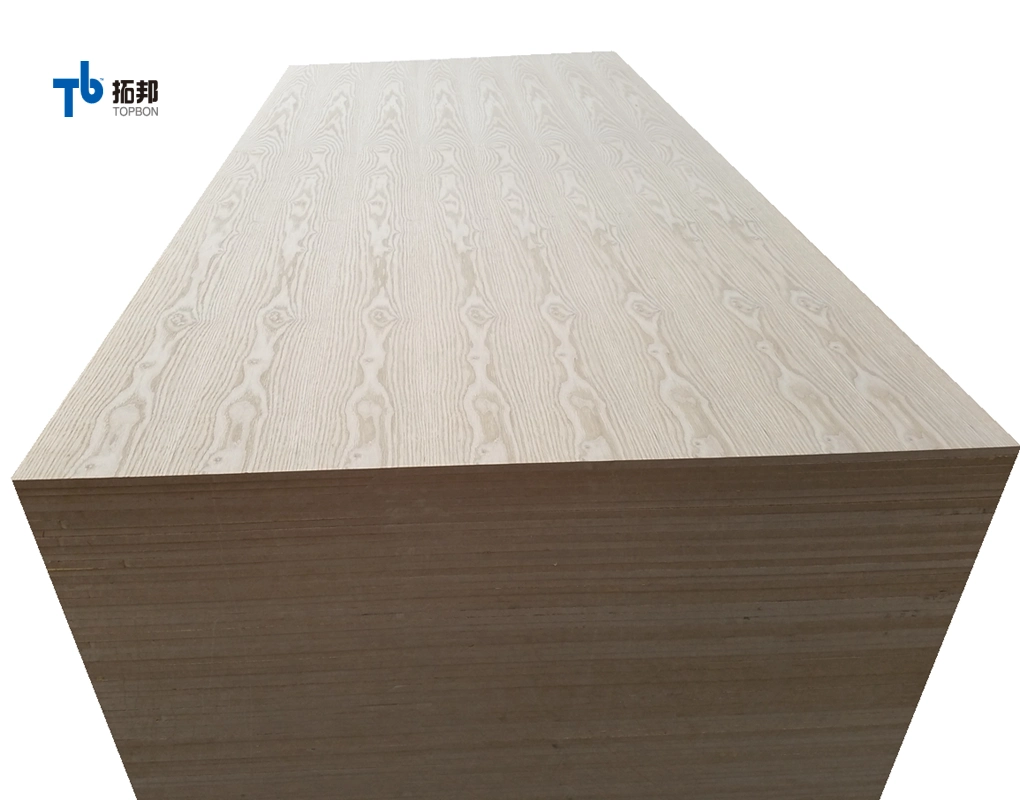 Multi-Colored Low Price Furniture Usage Wood Veneer MDF Board for Foreign Market