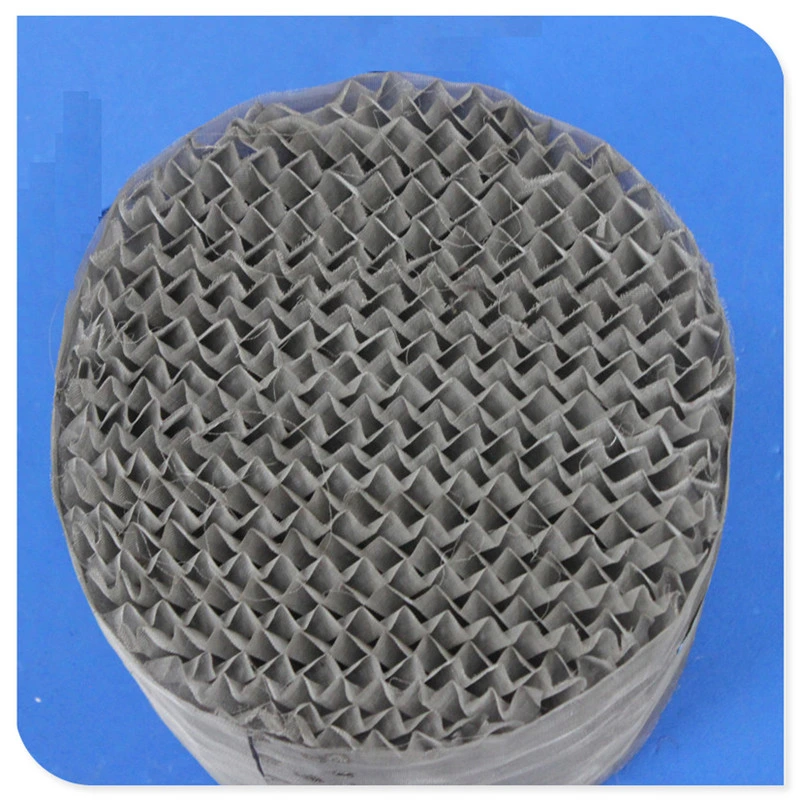 Metal Perforated Plate Corrugated Structured Tower Packing