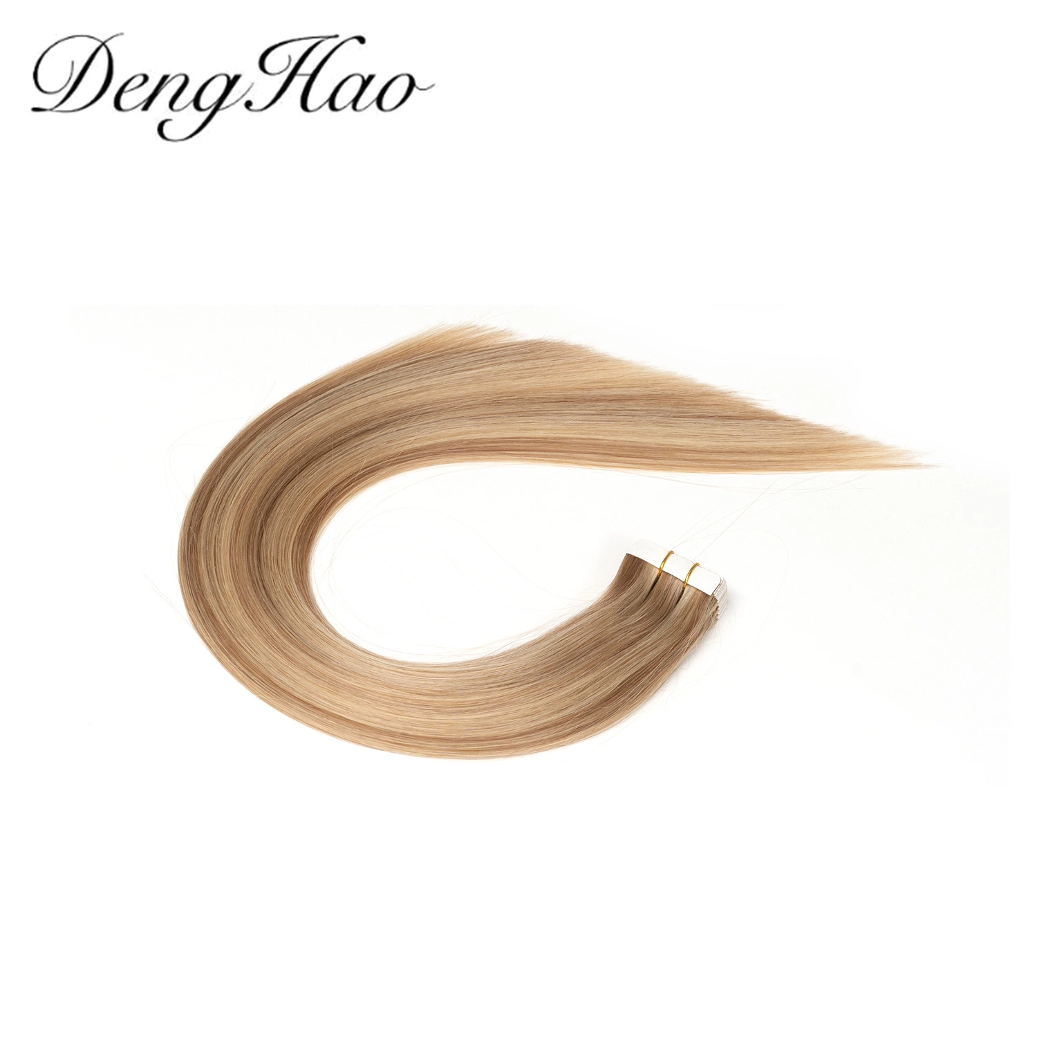 Human Hair Tape in Extensions Natural Seamless Remy Hair