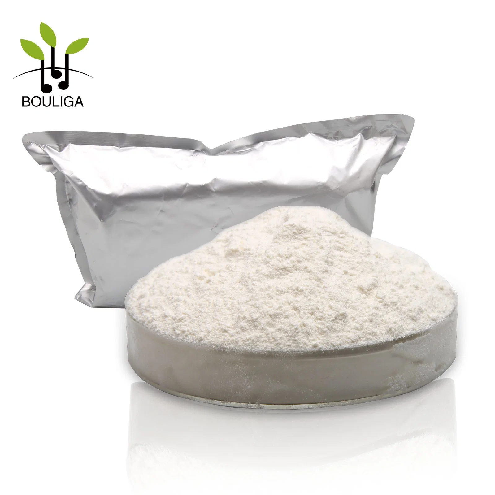Factory Direct aliments en poudre d'hyaluronate de sodium à petite molécule de qualité alimentaire Additif acide hyaluronique matière première