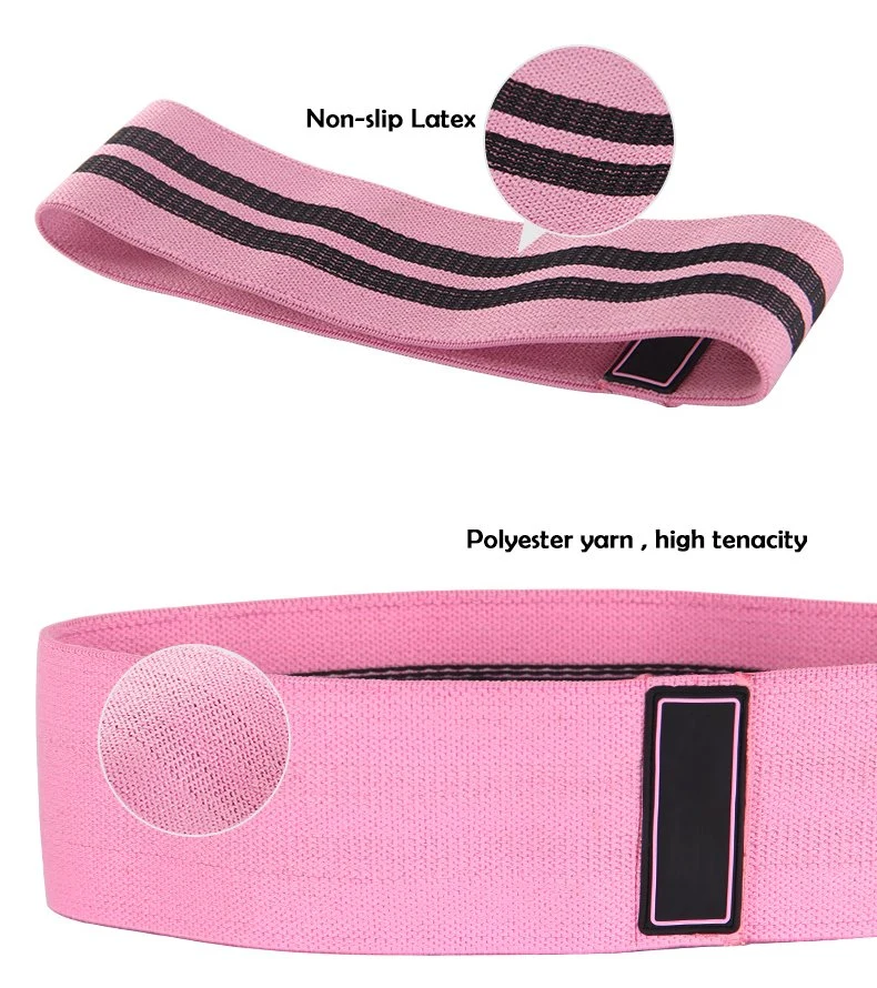 Custom Logo Non Slip Cloth Exercise Bands to Workout Glutesthighs & Legs Bfr Band for Yoga Pilates for Men/Women - 3 Levels