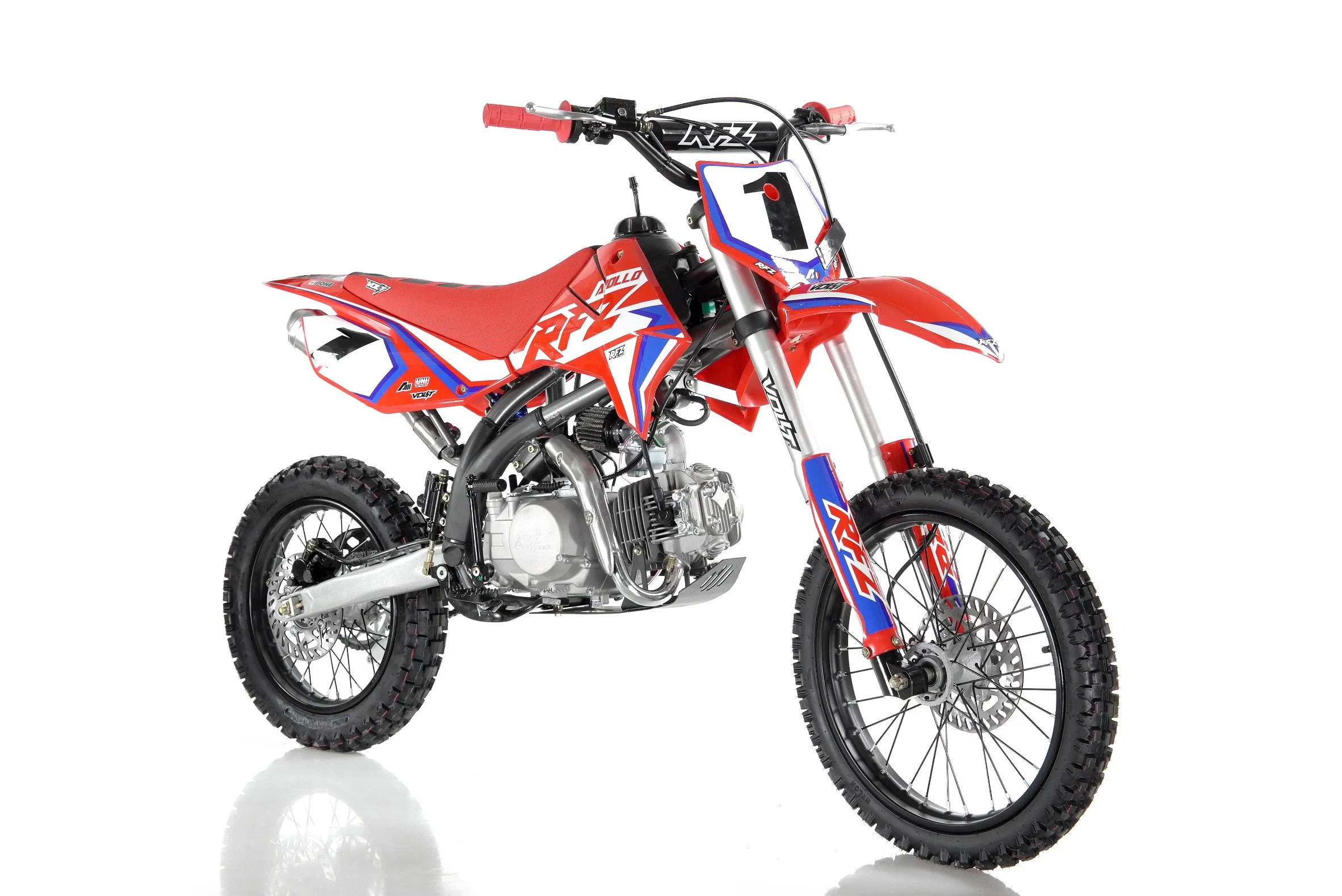 Apolllo Rfz Jaguar 125cc Dirtbike Electric Start Offroad 17/14