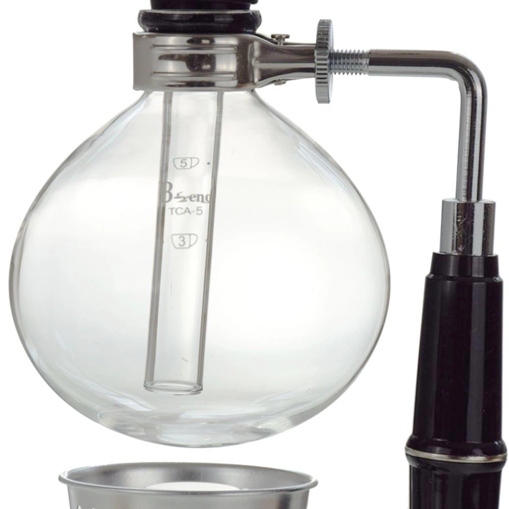 Ol 3 tazas de café negro Syphon macetas con quemador de alcohol