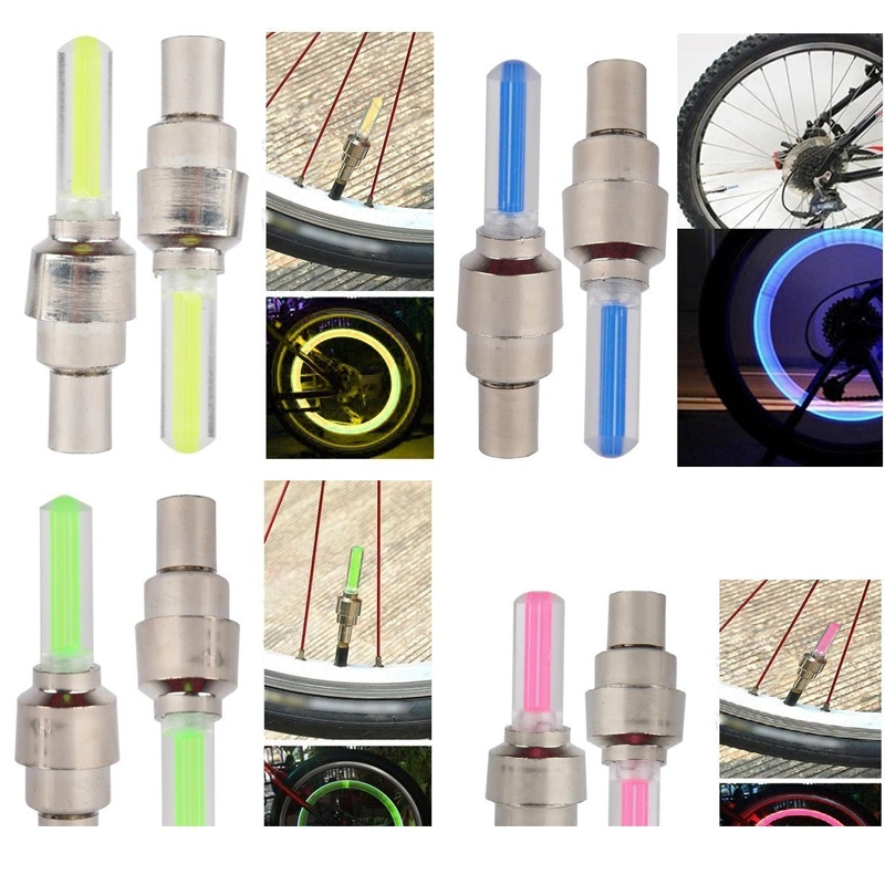 All Cars Bicycle Plastic ABS LED Bike 2PCS/Set Wheel Light with Batteries