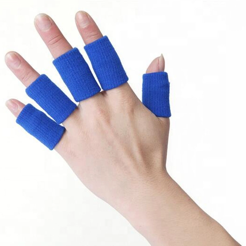 10PC Basketball Finger Guard Finger Protector Sleeve, Arthritis Stretchy Support Sports Aid Wyz15459