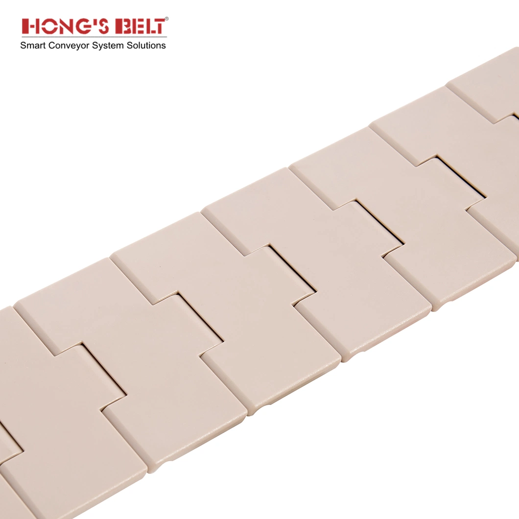 Hongsbelt 828-K325 cadeia do plástico Flat Corrente Superior para garrafas