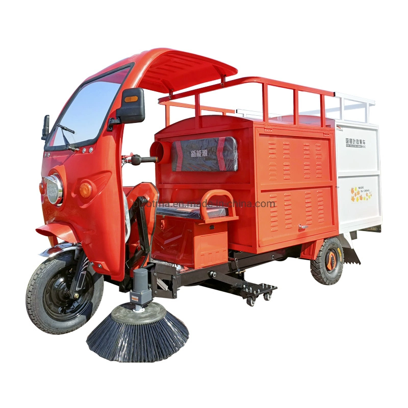 Ride-on Medium Hardness Electric Leaves Suction Vehicle Road Cleaning Machine