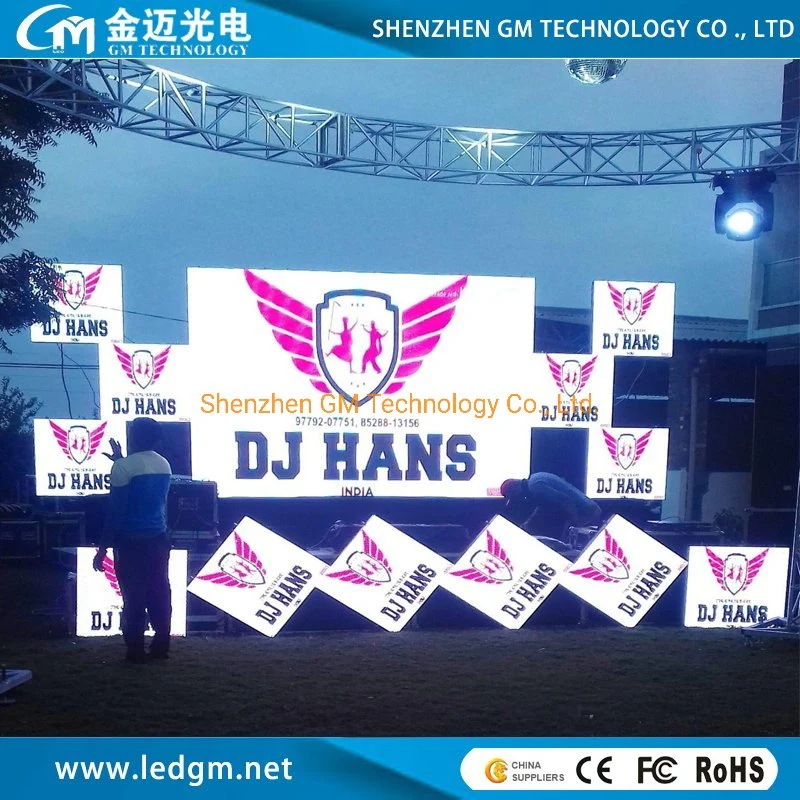 Indoor Outdoor Advertising LED Screen, Full Color Video Wall, Rental LED Display (P2.6 P2.97 P3.91 P4.81 P5.95 Panel)