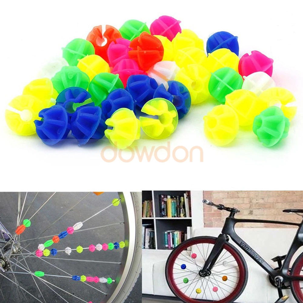 Colorful Plastic Kids Bike Bicycle Wheel Spoke Beads