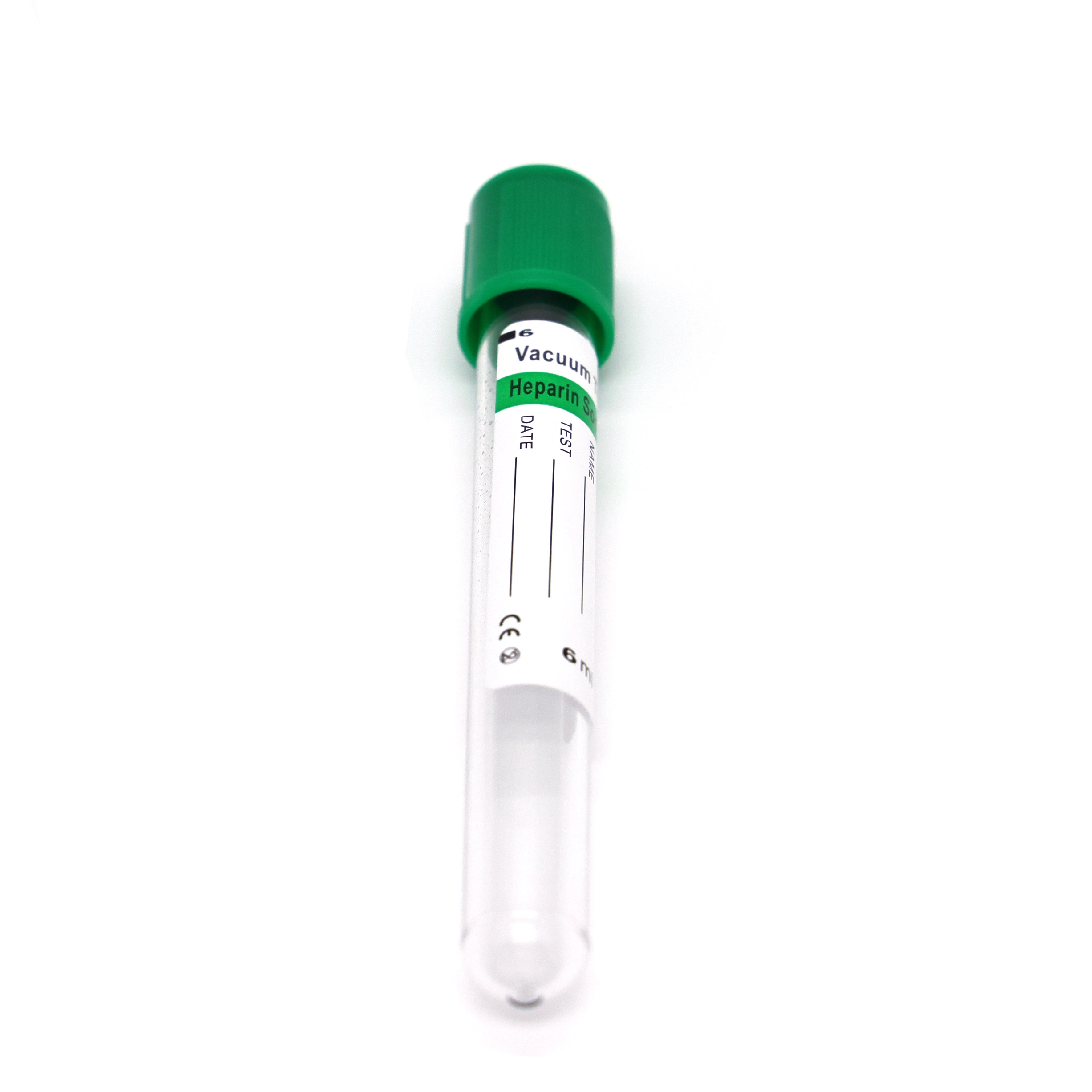 Oferta Sodium-Heparinized Tapón de caucho del tubo de recogida de muestras de sangre de vacío