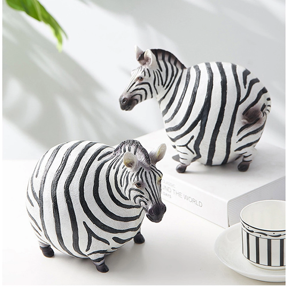 African Animal Resin Large Zebra Statue Shop Window Display