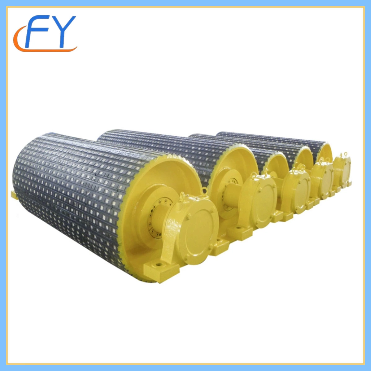 SPD High Quality Heading Pulley Belt Conveyor Drum Transmission Equipment Parts for Mine/Port/Cement Industries