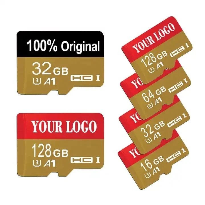 Hot sale carte SD Memoria TF 64 Go 2 Go 4 Go 8 Go Carte mémoire personnalisée 16 Go 128 Go 512 Go 128 Go Pour téléphones mobiles MP4 avec appareil photo