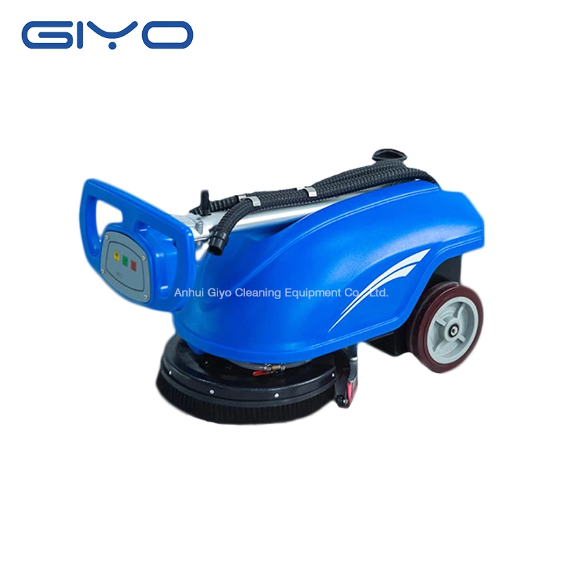 Stations Store Houses Cleaning Equipment Hand Push Dual Disc Mini Automatic Floor Scrubber Dryer