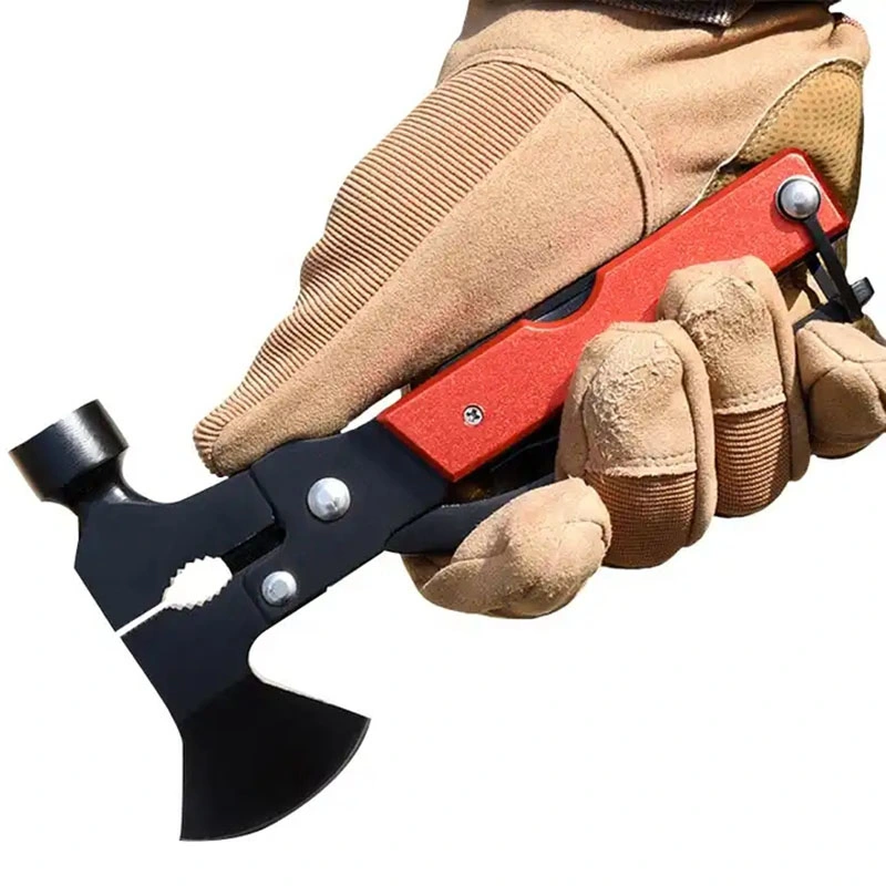 12 in 1 Gadgets Multifunktionales Hand-Tool Axt Zangen Klaue Hammer Faltbar Kaltbare Camping Hardware Schraubendreher Mini Multi-Tools