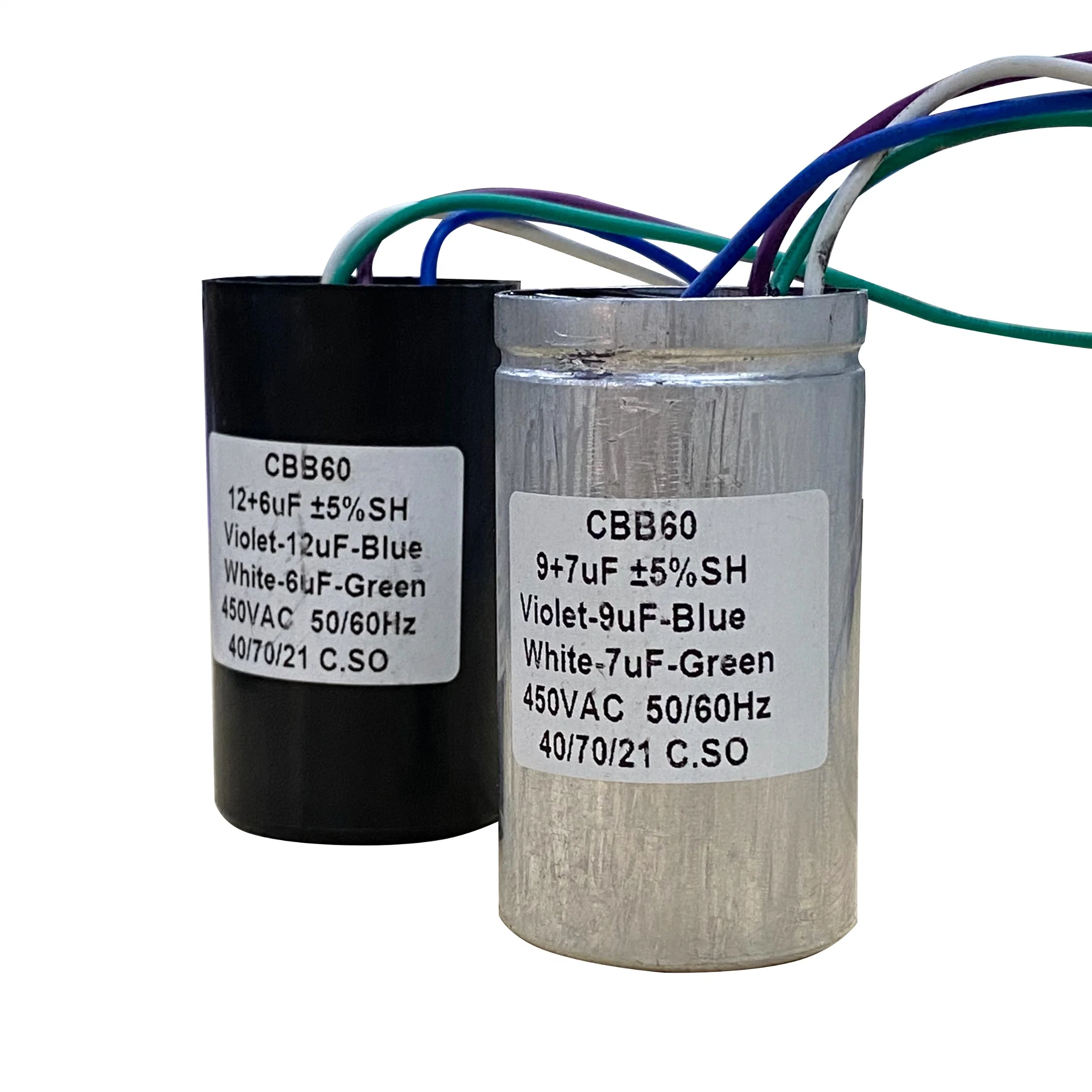 Ruijeep Nuevo y original 60Hz/Cbb60 AC450V 50 Motor Run Capacitor Se usa para el aire acondicionado