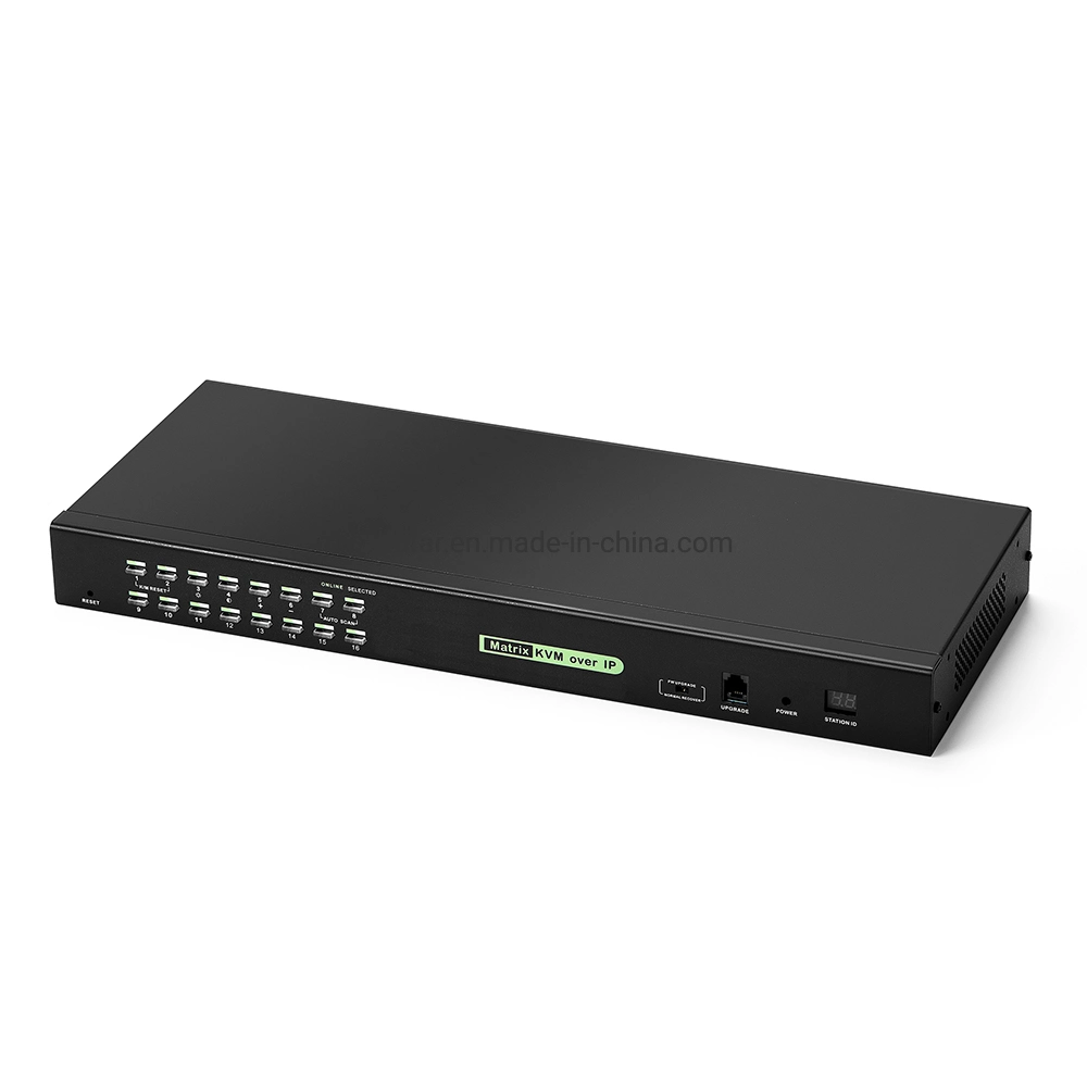 1-local / 1-acceso remoto 32 Puerto Cat5 KVM sobre IP Interruptor