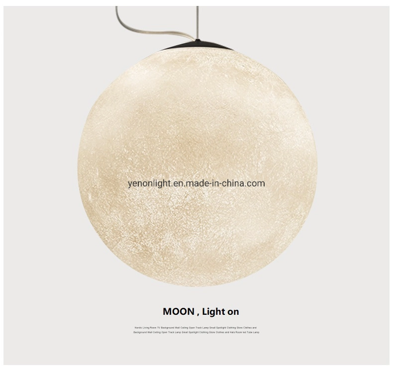 Moon Chandelier LED Indoor Lamp Decoration Suspension Light Pendant Lighting