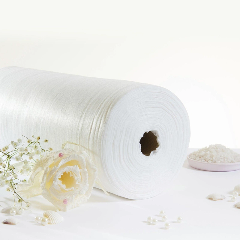 40 gramos de tejido Spunlace textiles Nonwoven para las toallitas húmedas y pañales para bebés