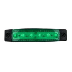 Gumdaat 3,8 ámbar 12V marcador lateral delantero 6 LED remolque Luces indicadoras de camión luces ámbar traseras de luces indicadoras LED estacionamiento de remolque Luces de señal de giro para el barco de autobuses para camiones