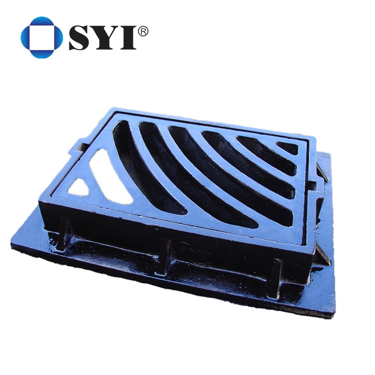 Syi Factory Supply out Door Grating Cover Ductile Cast Iron Drain Gully Grate