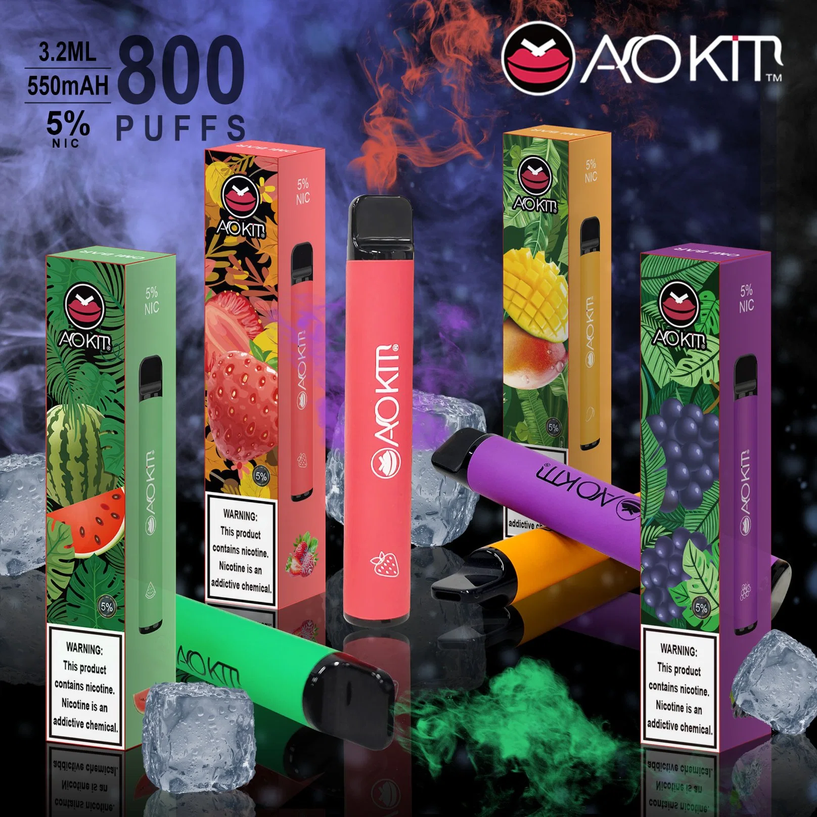 Stylo Vape Jetable 2023 Omi Bar 800 Puff Cigarette Électronique Jetable Conforme à la TPD