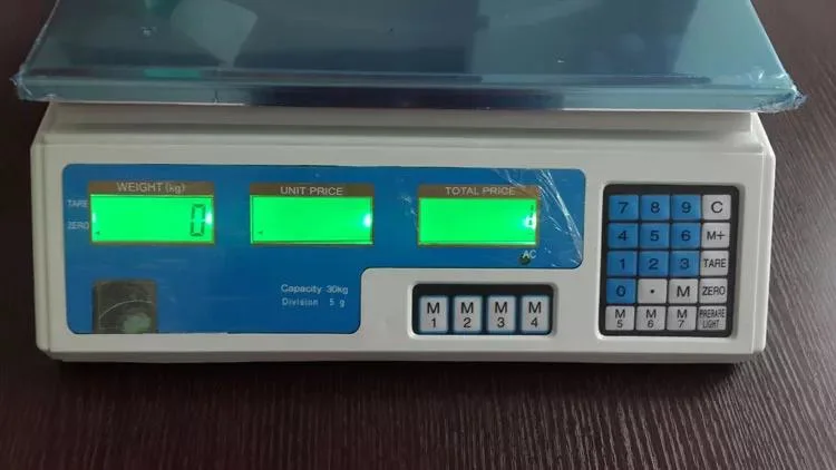 Dual Display Table Scale Indicator OIML Scale Weight 30kg