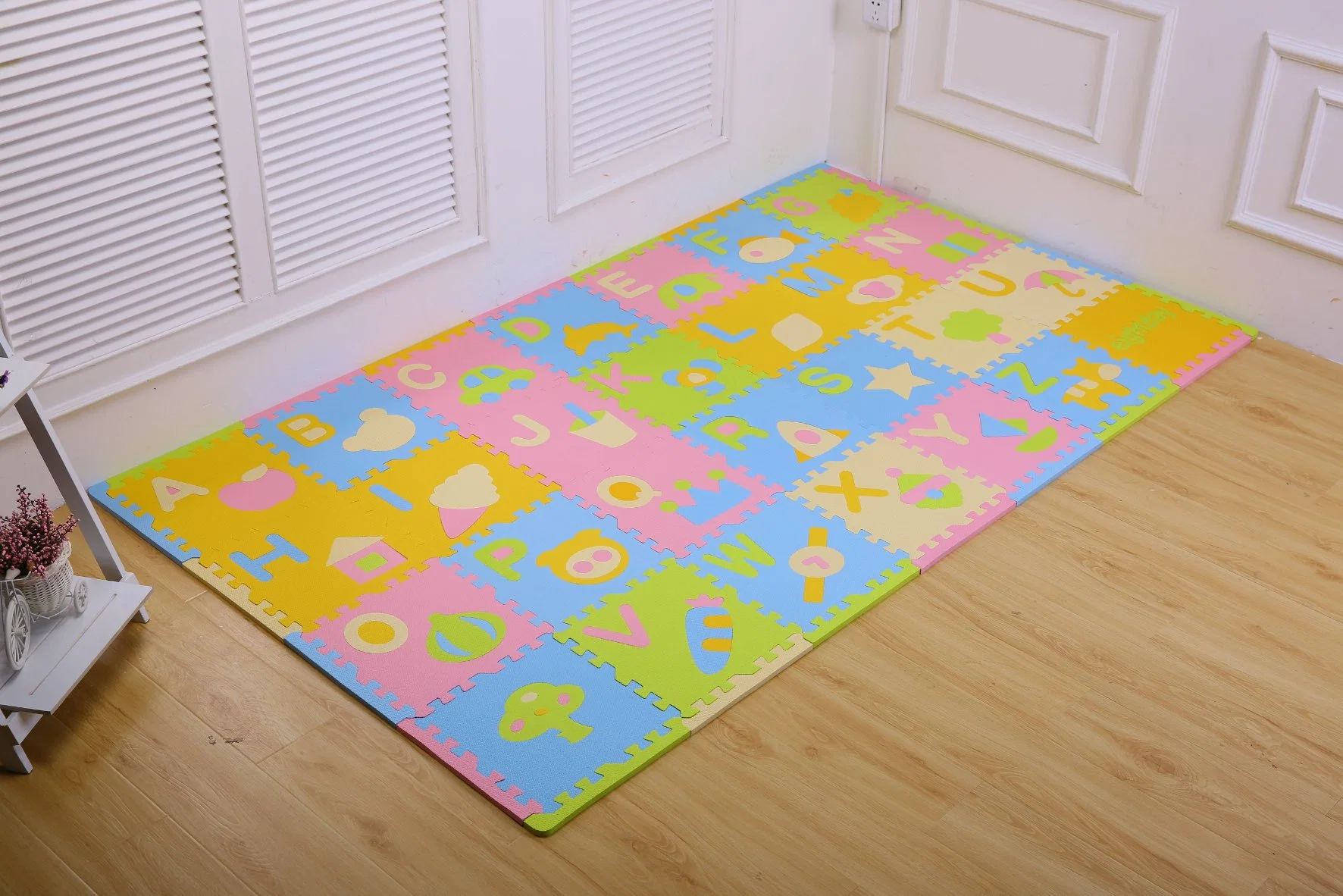 Factory Price Sansd Folding Carton 60*60cm PVC Card Material Polycarbonate Sheet Baby Play Mat