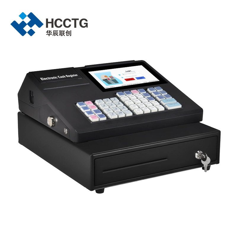 Pantalla LCD de 7" Sistema de escritorio POS POS Venta al por menor de la máquina con el Software del Sistema POS Cajón opcional (HCC) un1170