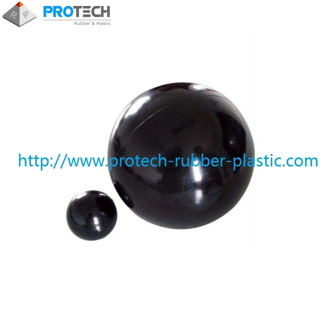 Custom Black Matte Solid Rubber Ball/Hemispheres for Sealing