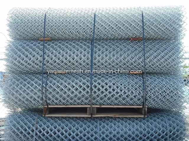 3.0mm-4.0mm PVC Galvanized Chain Link Fence Security Diamond Wire Mesh Fence